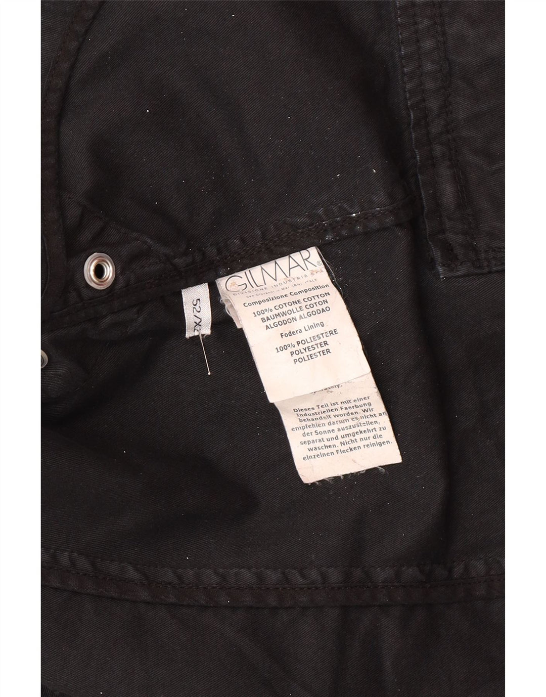 Jaqueta blazer masculina Iceberg com 2 botões jeans IT 52 XL algodão cinza