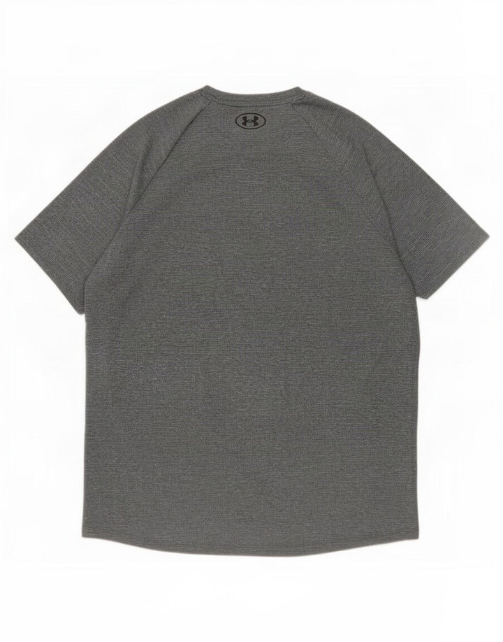 Camiseta masculina Under Armour cinza médio manchado