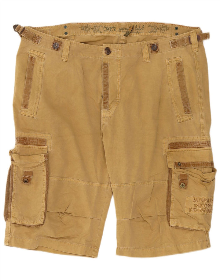 Shorts Cargo Gráfico Masculino OXER W40 XL Bege