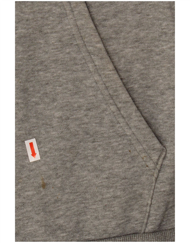 Suéter masculino Puma Graphic Zip com capuz 2XL algodão cinza