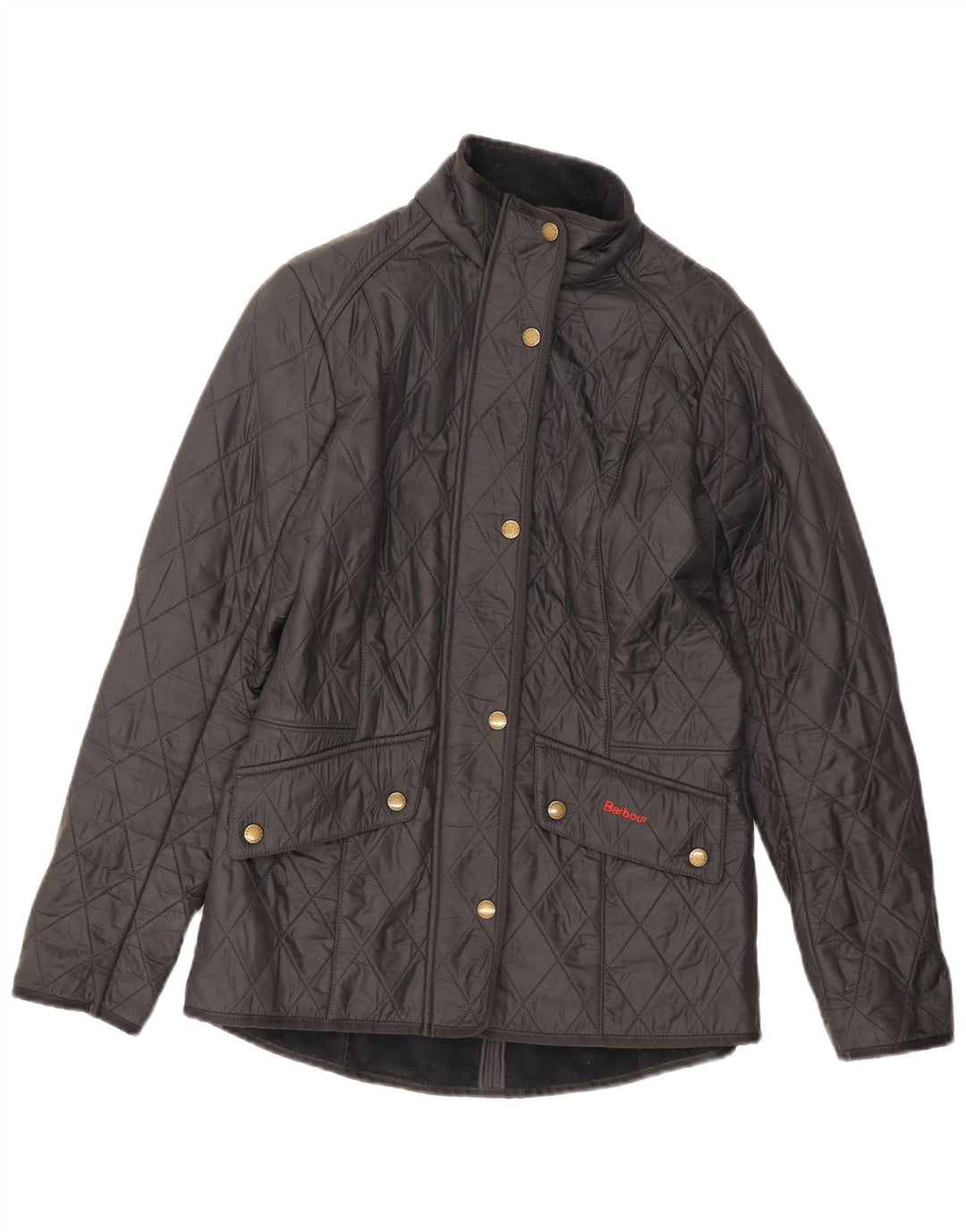 Jaqueta acolchoada feminina Barbour UK 10 pequena preta clássica
