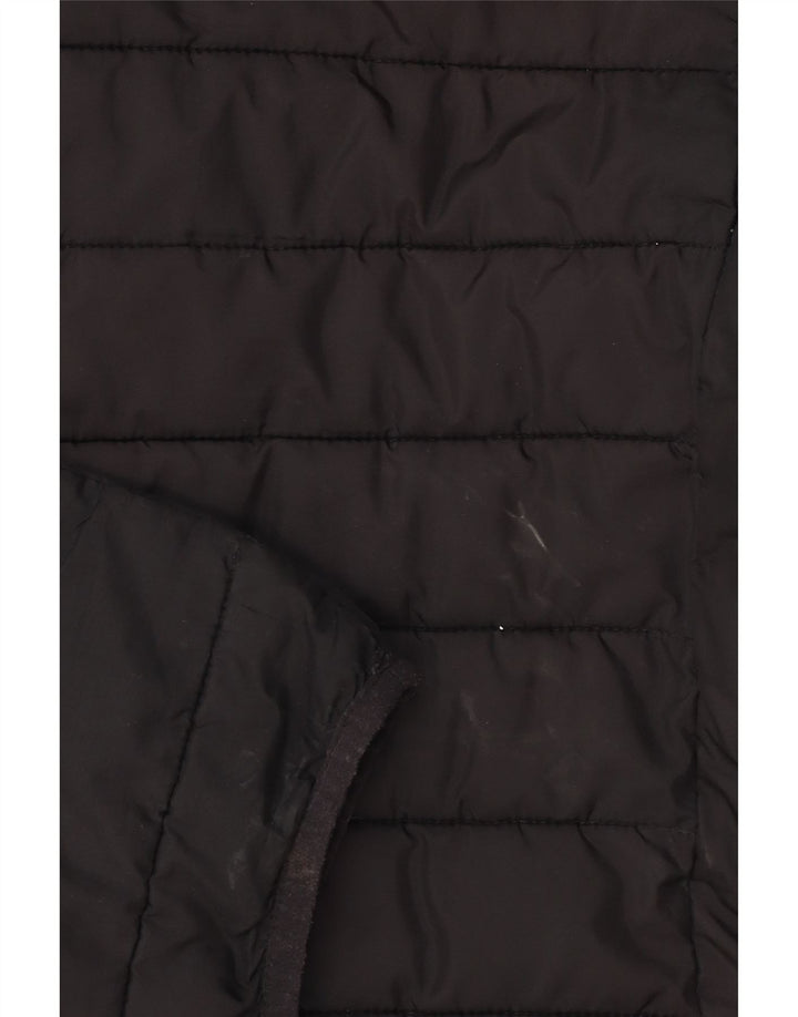 Jaqueta acolchoada masculina Ellesse UK 38 poliéster preto médio