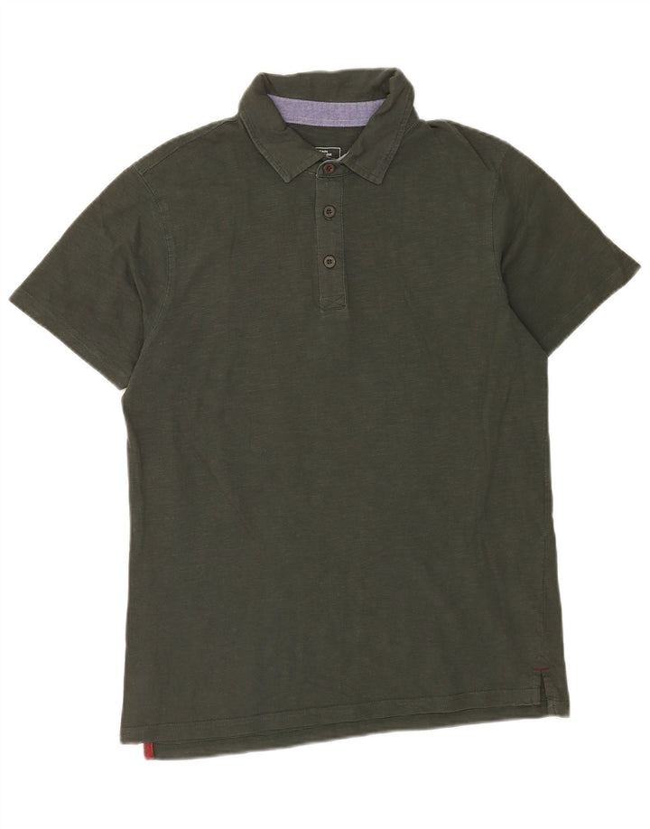 Camisa pólo masculina Mountain Warehouse algodão verde pequeno