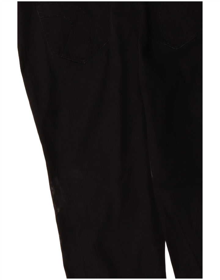 Calça jeans feminina Dkny Bootcut US 16 2XL W32 L31 algodão preto