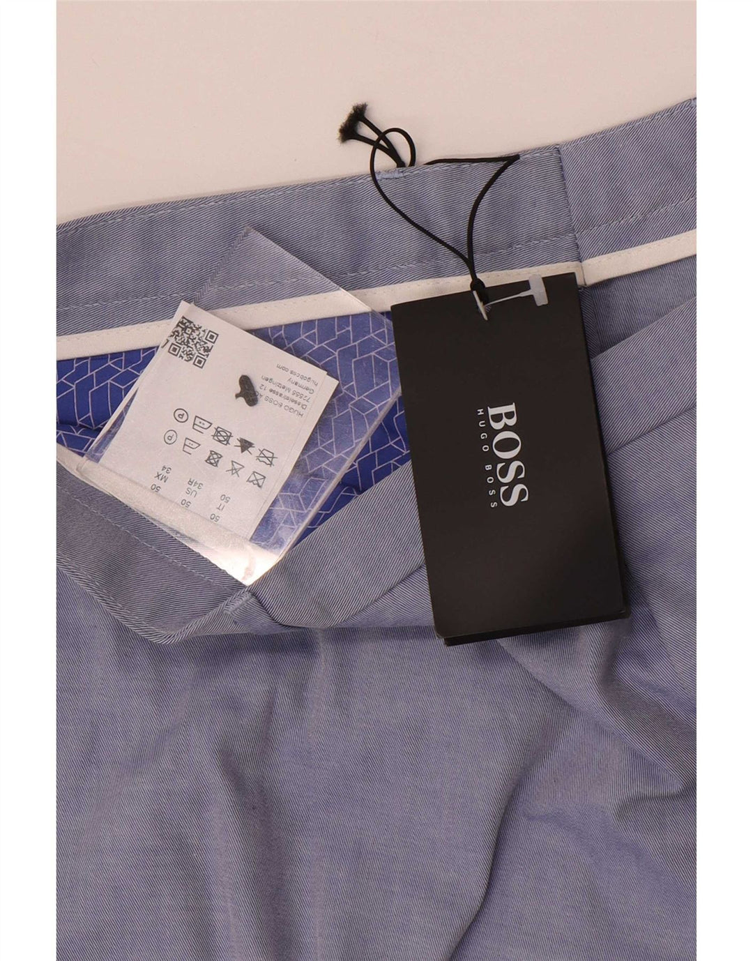 Calça Chino Slim Masculina Hugo Boss W34 L33 Azul