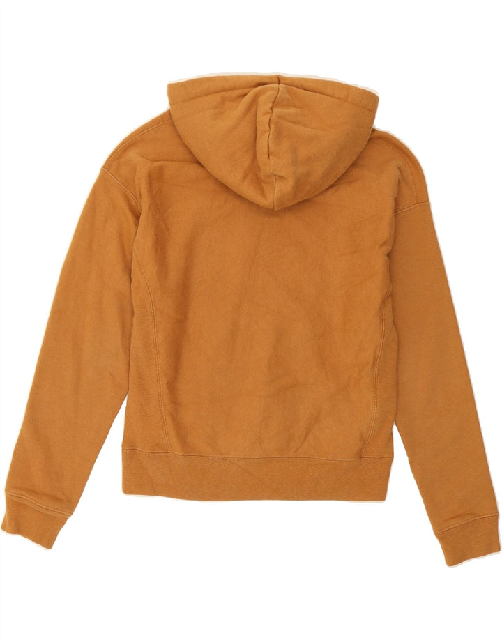 CHAMPION Womens Hoodie Jumper UK 10 Small Brown Cotton Vintage Champion and Second-Hand Champion from Messina Hembry 
