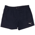 Shorts esportivos masculinos Puma grandes azul marinho