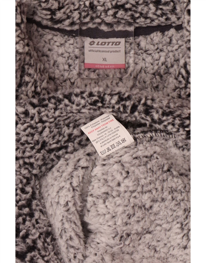 Jaqueta de lã feminina Lotto UK 18 XL cinza colorblock poliéster