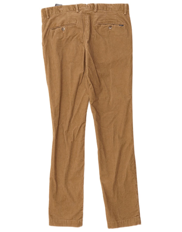 Calça masculina de veludo cotelê Hackett W32 L32 algodão bege