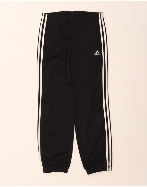 Adidas meninos calças de treino joggers 11-12 anos preto poliéster