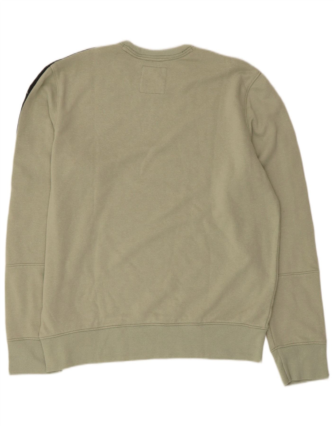 Hollister moletom masculino gráfico jumper grande cáqui colorblock