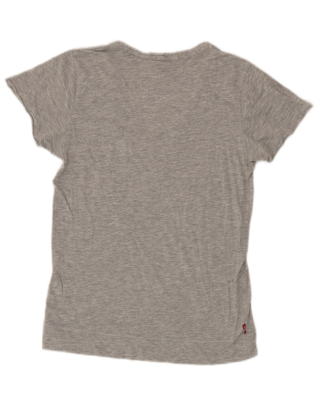 Camiseta feminina Levi's UK 14 grande algodão cinza