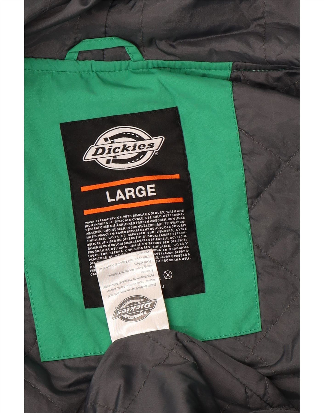 Jaqueta bomber masculina com capuz DICKIES grande poliamida verde