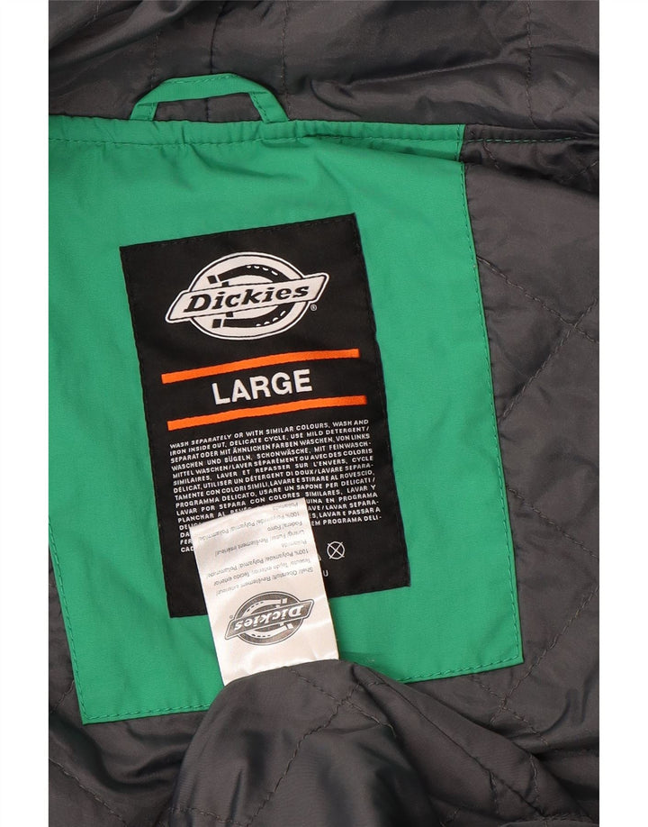 Jaqueta bomber masculina com capuz DICKIES grande poliamida verde