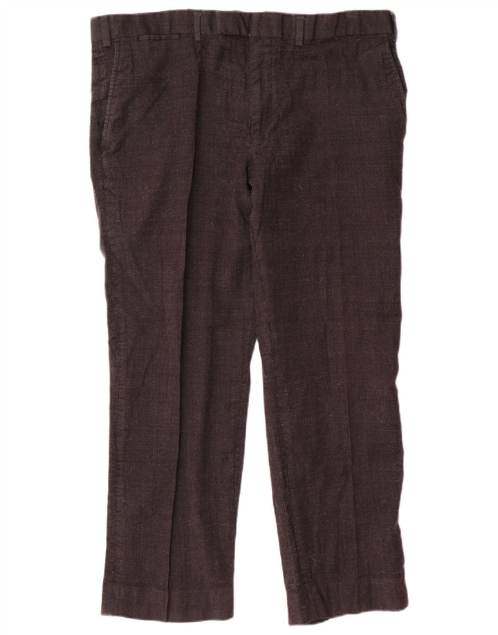 Calça masculina recortada reta autograph MARKS & SPENCER W40 L26 preta