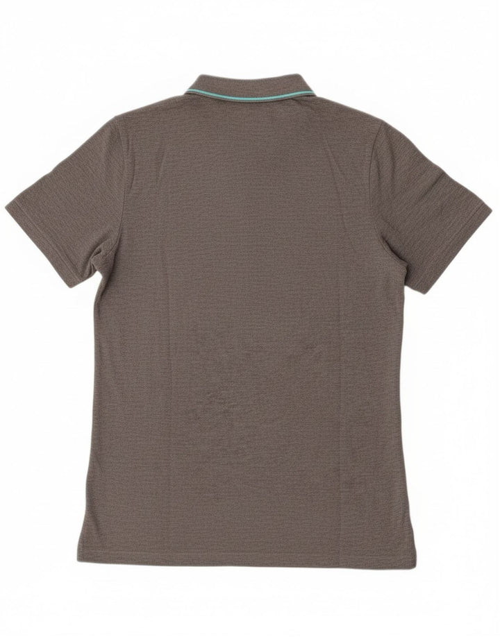 Camisa polo masculina Puma cinza médio