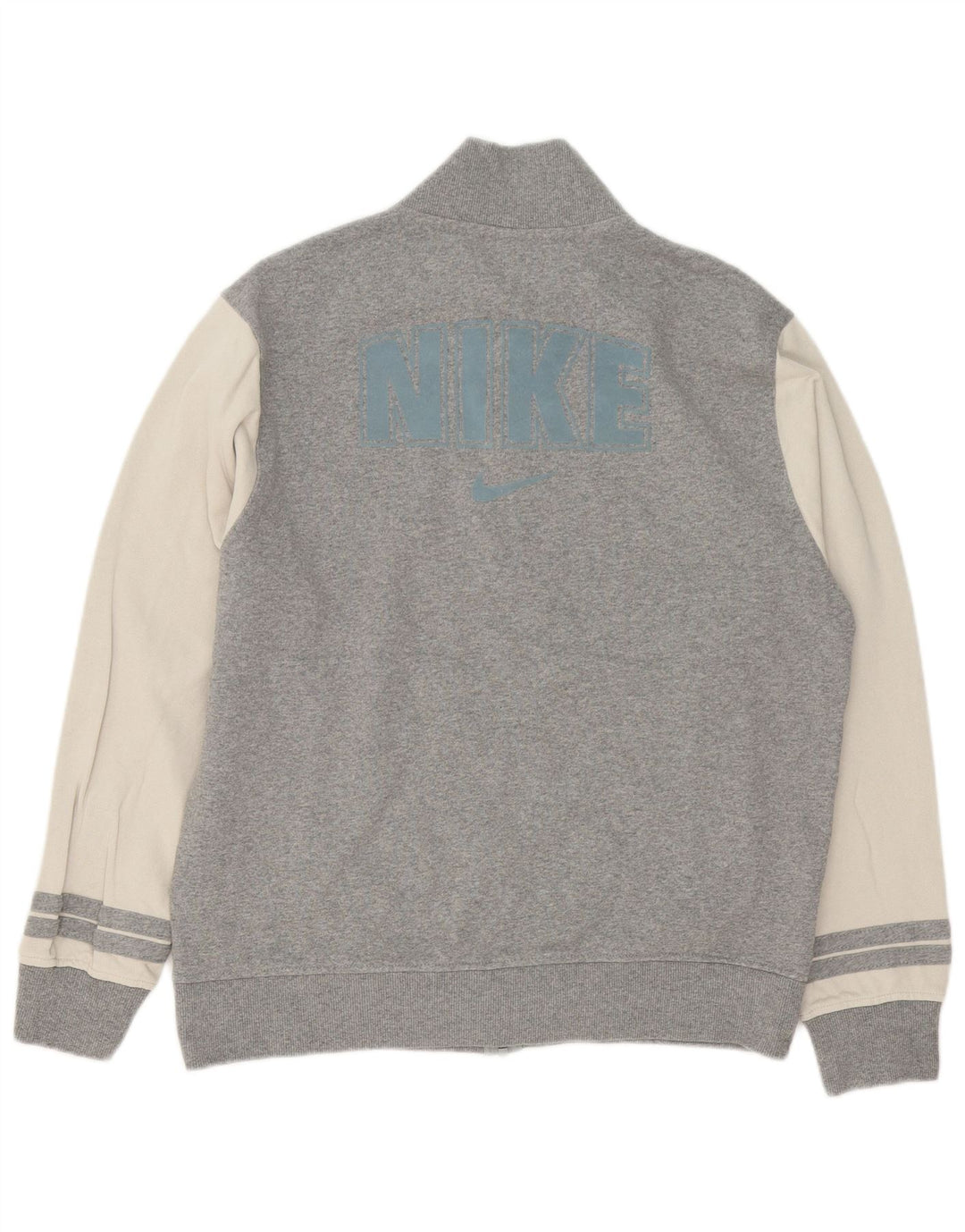 Jaqueta masculina Nike Graphic Tracksuit Top cinza médio algodão colorblock