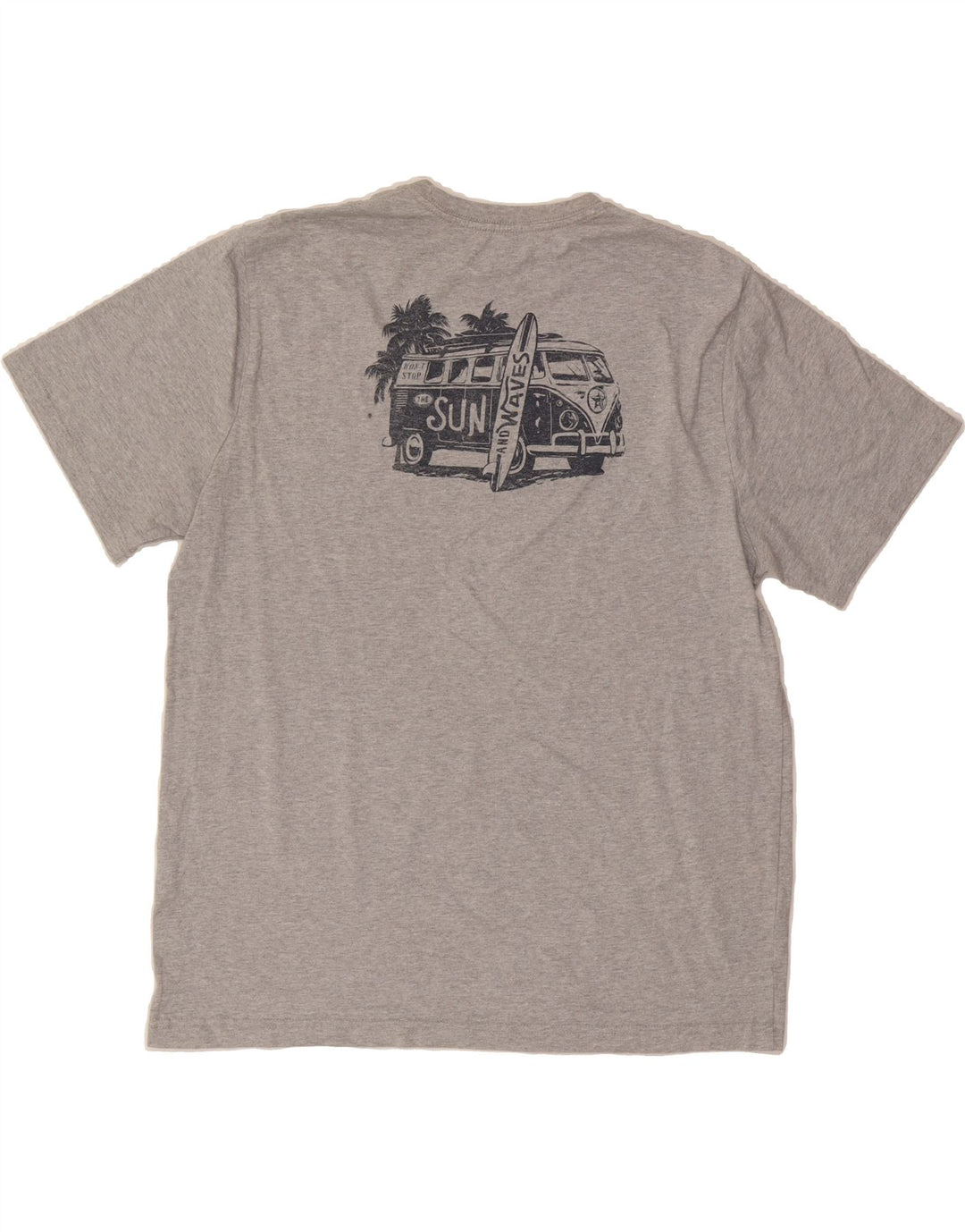 IZOD Mens Salt Water Graphic T-Shirt Top XL Grey Cotton Vintage Izod and Second-Hand Izod from Messina Hembry 