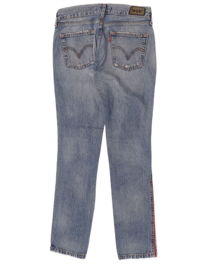 Calça Jeans Slim Feminina Levi's W30 L32 Azul Algodão