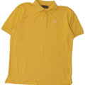 Camisa polo masculina Kappa grande algodão amarelo