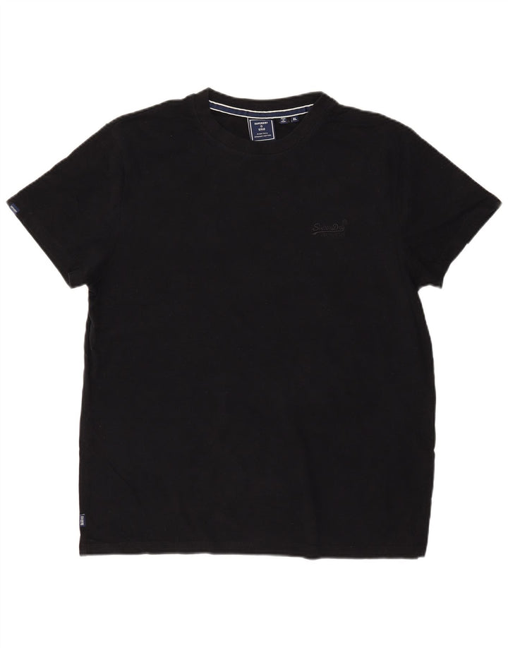 Camiseta masculina Superdry Top XL algodão preto