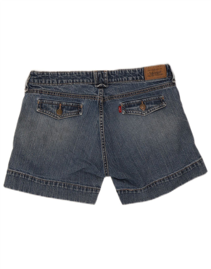 Shorts jeans feminino 545 da LEVI'S EUA 10 grande W32 algodão azul