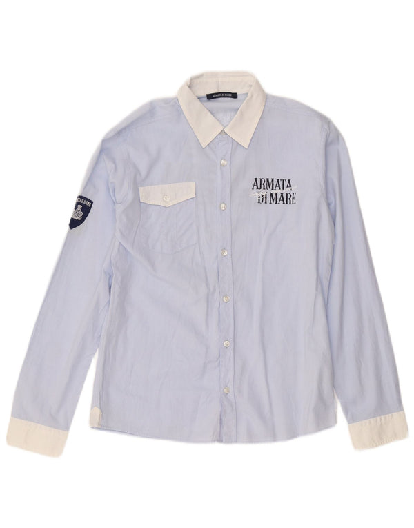 Camisa gráfica Armata Di Mare Boys 13-14 Anos XL Azul Algodão