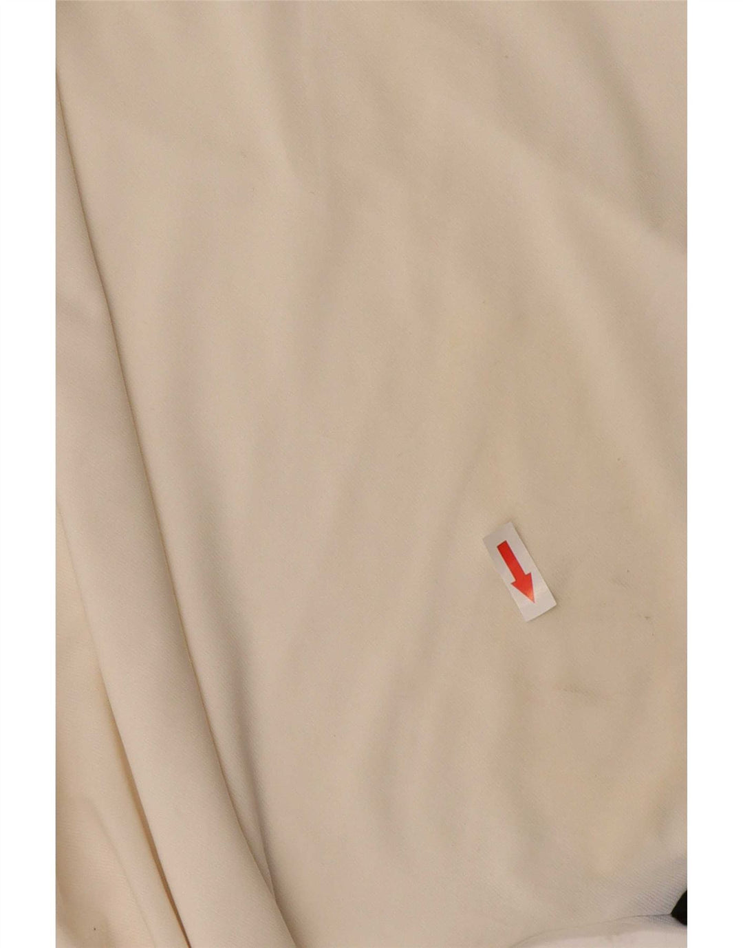 Camiseta feminina Zara UK 14 médio off white poliéster