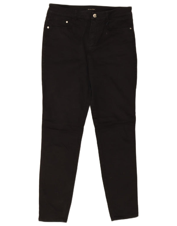 Calça feminina casual skinny MASSIMO DUTTI UE 42 grande W32 L30 preta
