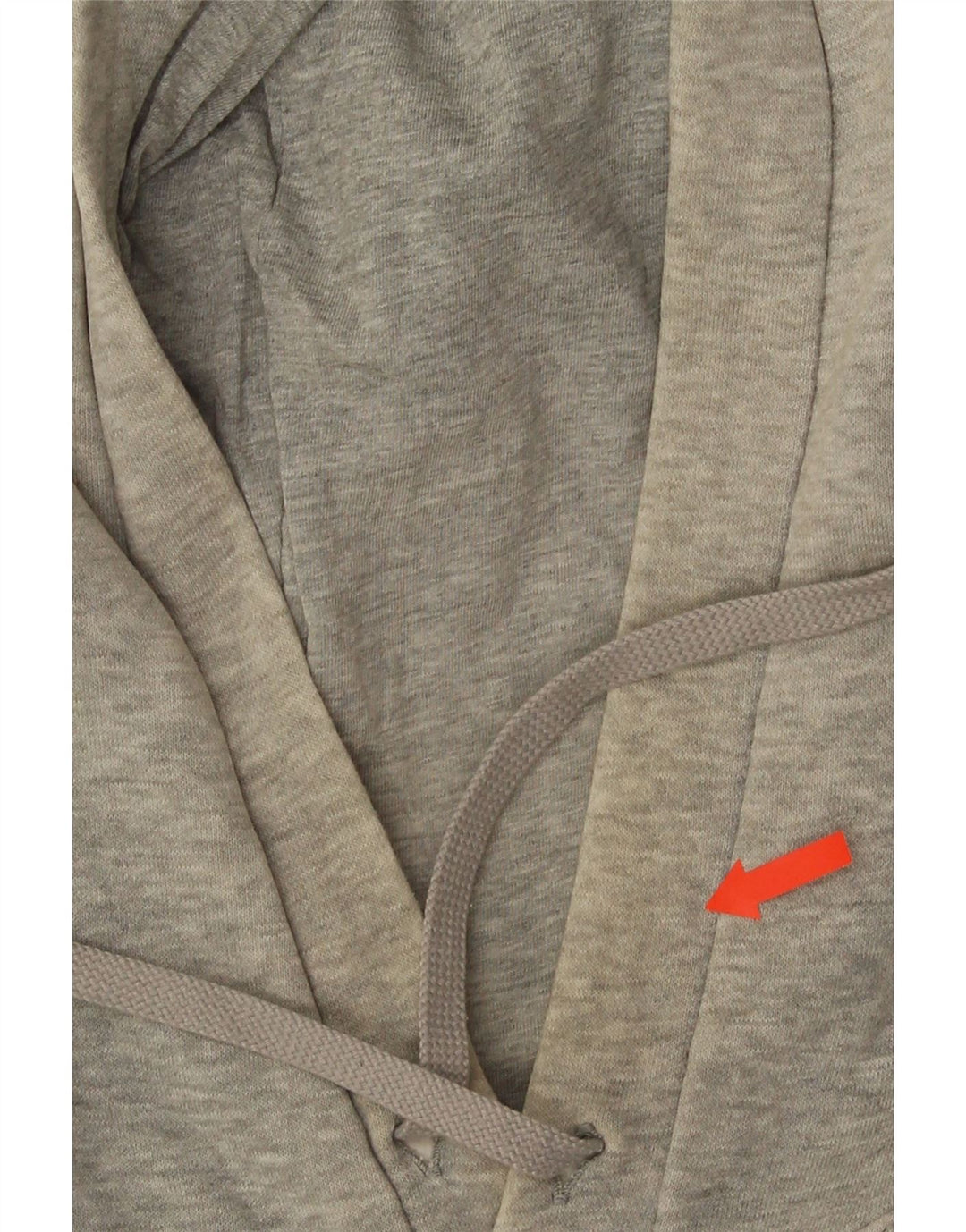 Moletom com capuz masculino Nike médio cinza manchado de algodão