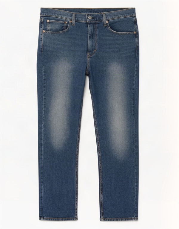 Levi's Masculino 514 Straight Jeans W36 L32 Azul Algodão