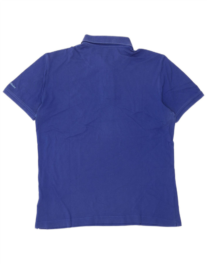 Camisa polo masculina Harmont & Blaine Regular Fit grande azul