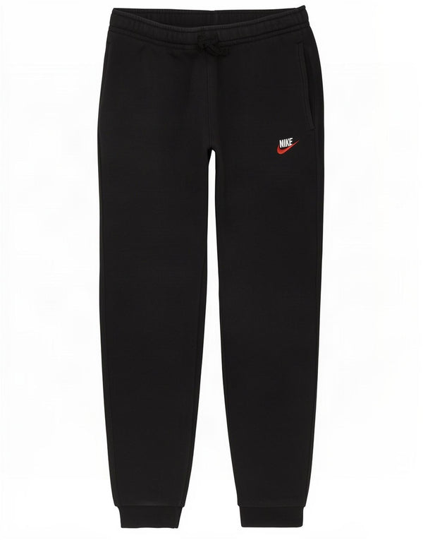 Nike Mens Treino Calças Joggers Pequeno Algodão Preto