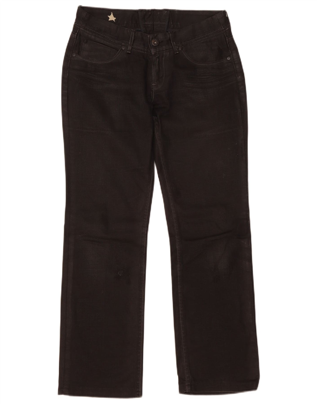 Jeans retos masculinos Levi's W29 L32 algodão preto