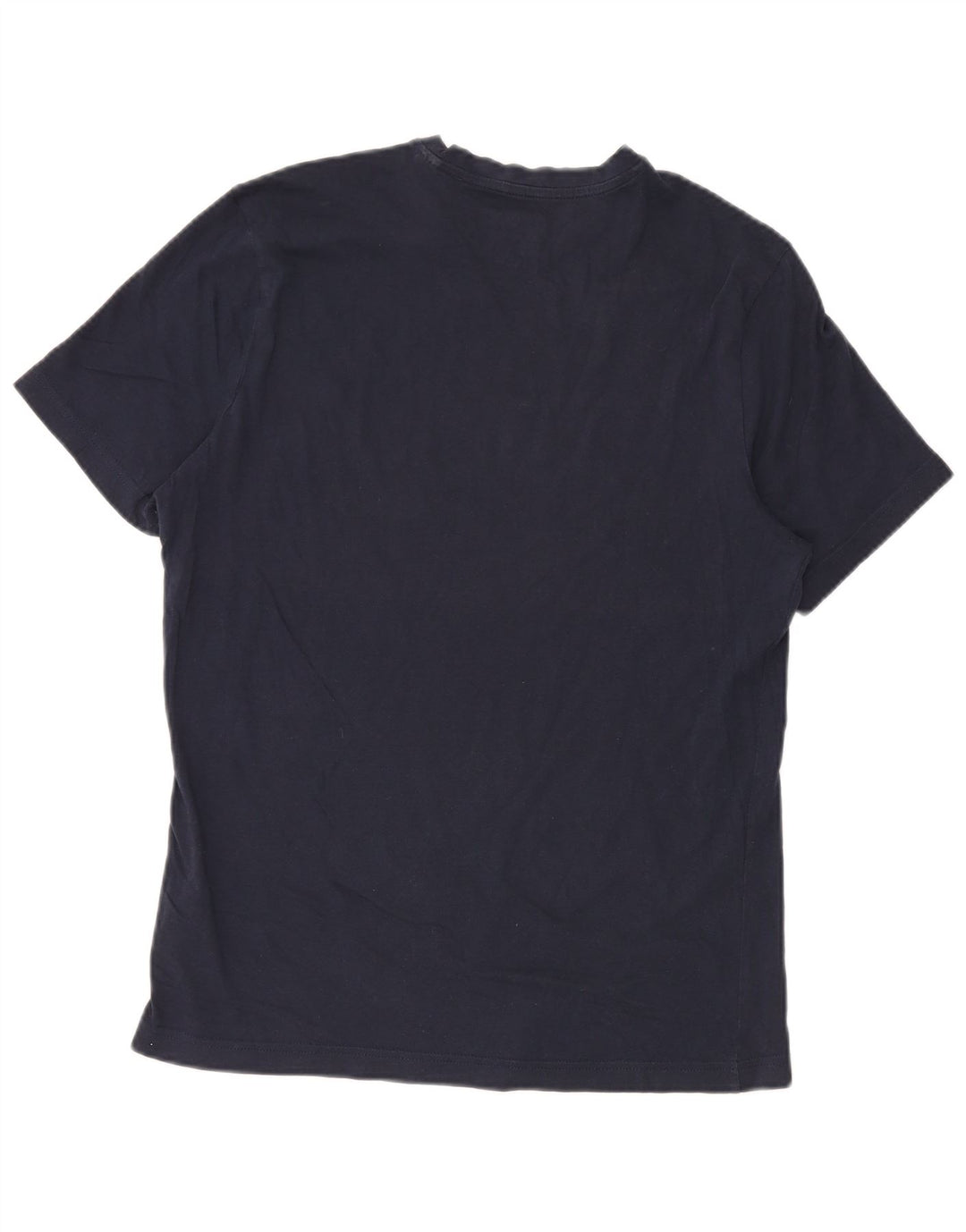 Camiseta gráfica masculina Reebok Top grande algodão azul marinho