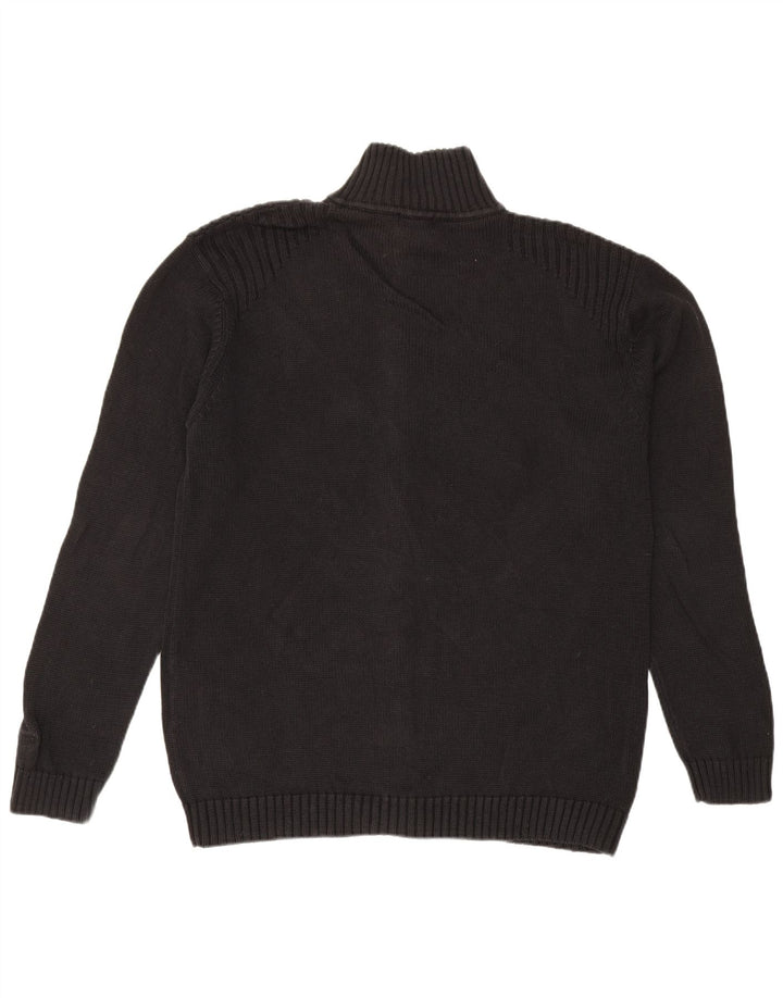 Suéter cardigã masculino Gant XL linho preto