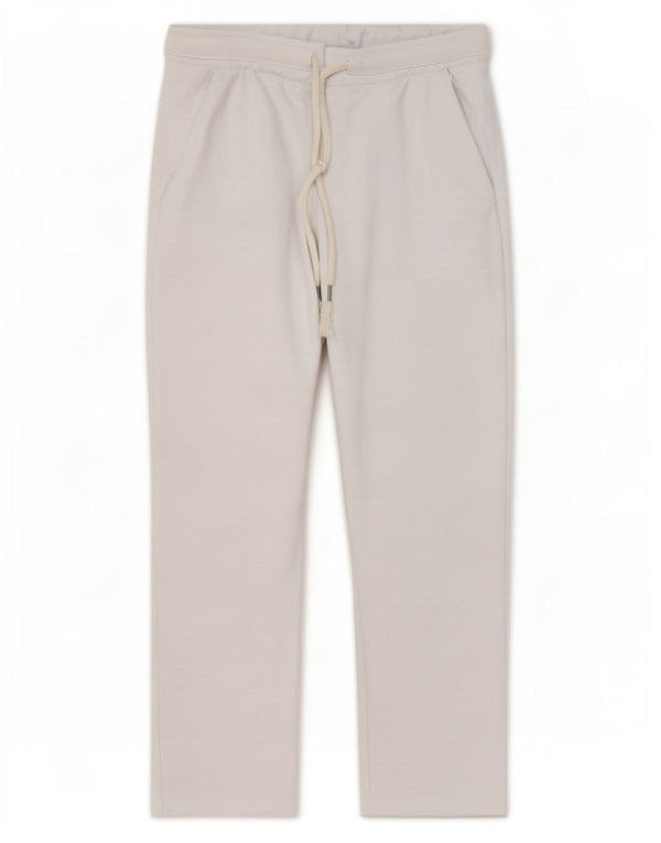 Calça de treino feminina Zara UK 10 pequena branca