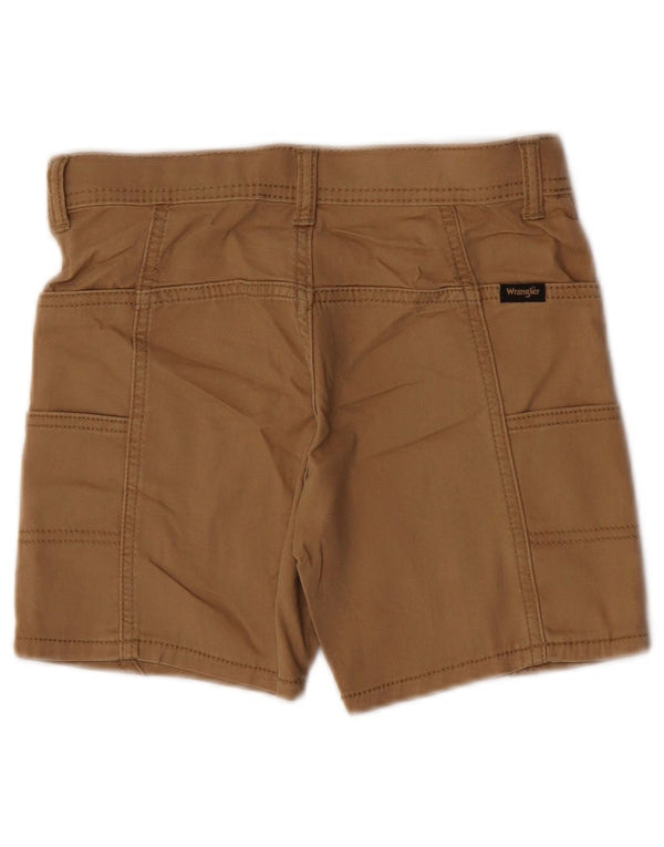 Wrangler Boys Classic Cargo Shorts 7-8 anos W24 algodão marrom