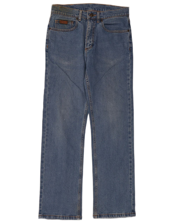 Calça jeans reta masculina Farah W30 L32 algodão azul