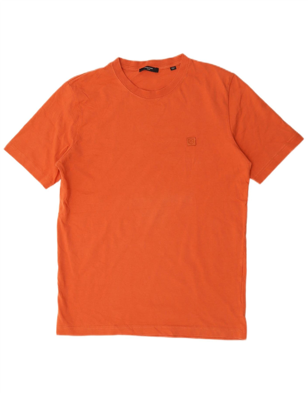 Camiseta masculina Jack & Jones grande algodão laranja