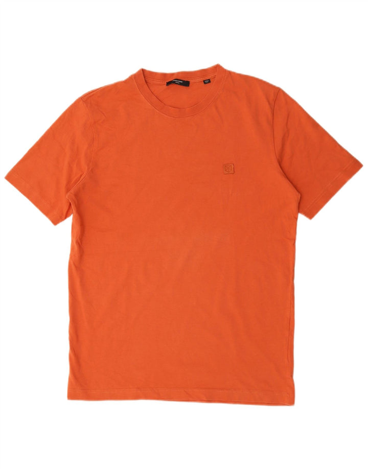 Camiseta masculina Jack & Jones grande algodão laranja