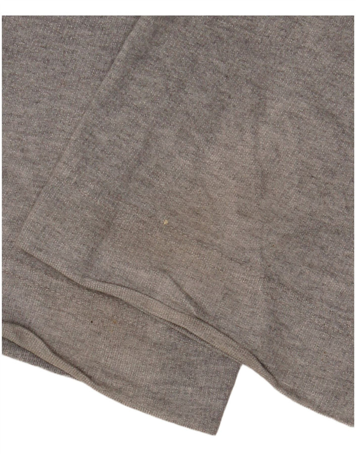 Calça de treino masculina Hugo Boss algodão cinza médio