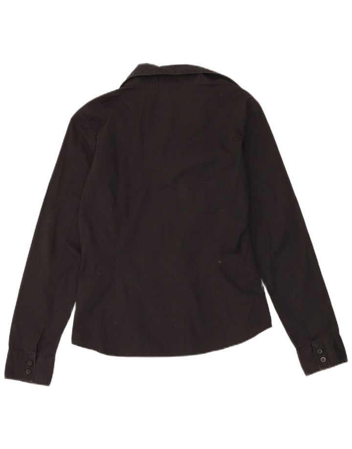 Pulôver feminino BENETTON UK 14 médio algodão preto