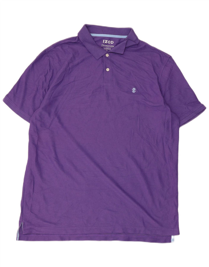 Camisa polo masculina IZOD XL algodão roxo