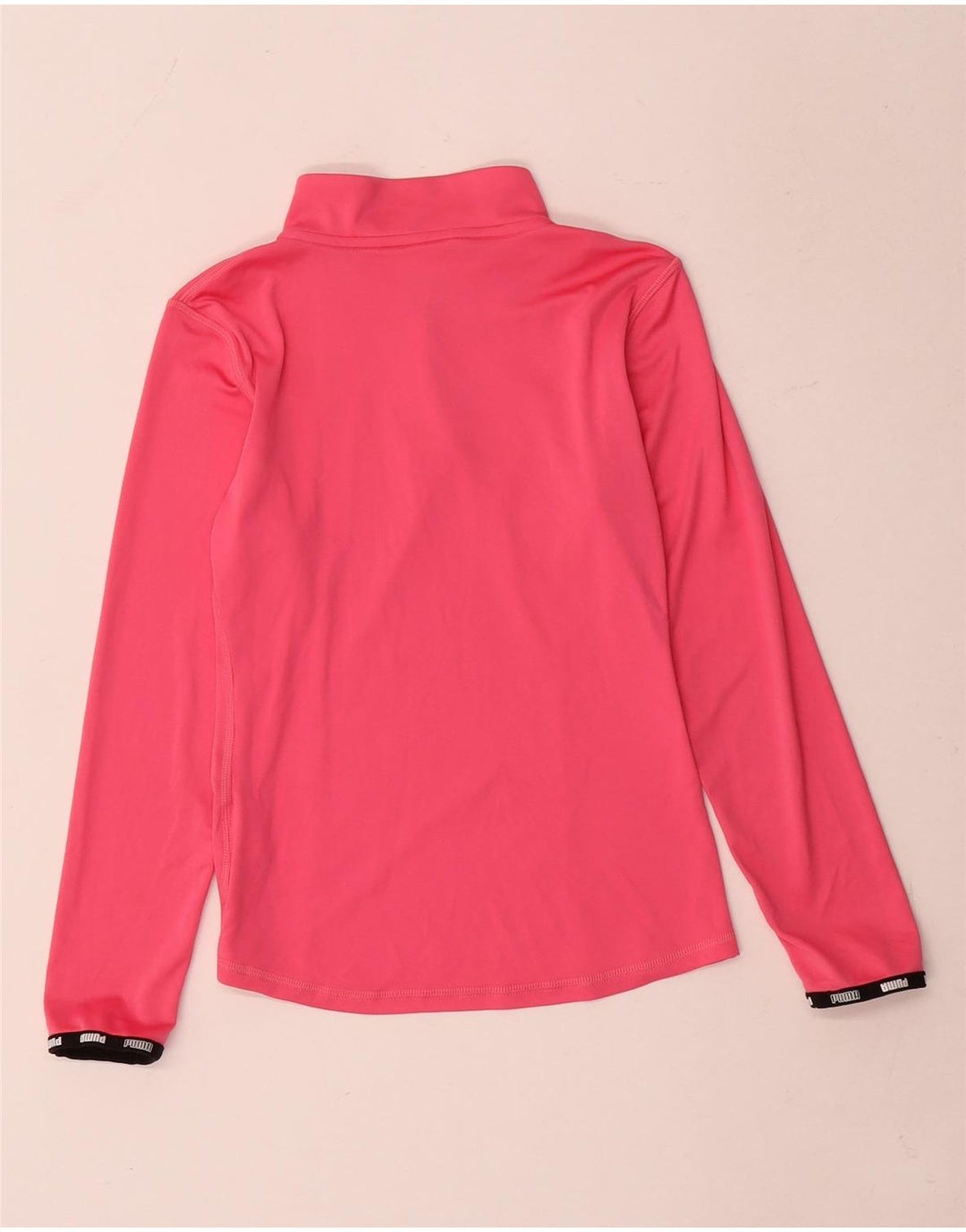 Puma Meninas Zip Neck Pullover Treino Top 9-10 Anos Rosa