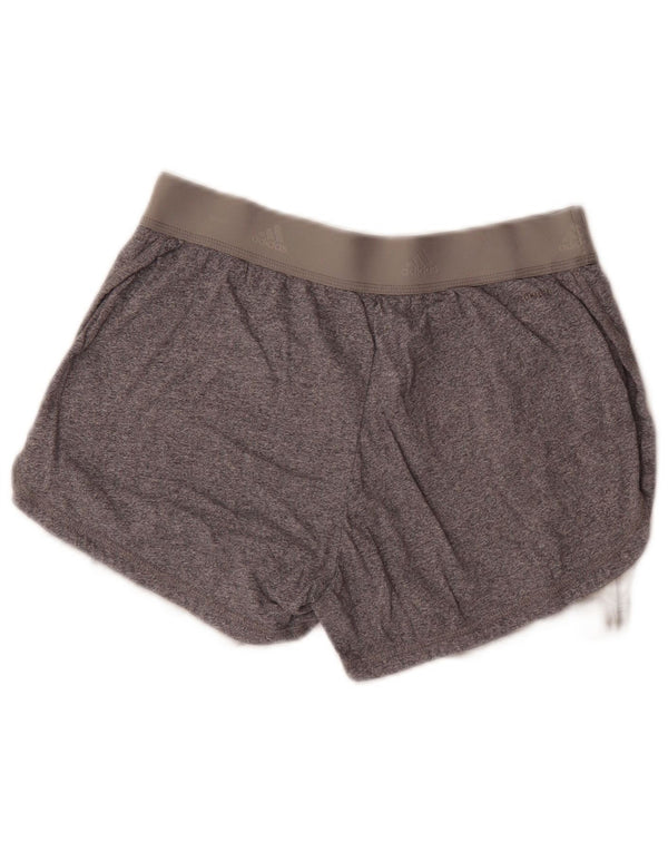 Shorts Adidas Feminino Climalite Graphic Sport UK 8/10 Pequeno Cinza