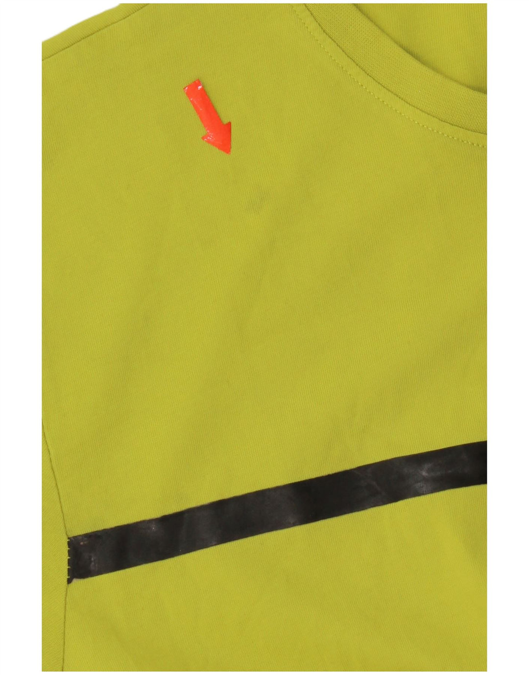 Camiseta masculina Fila Top grande algodão colorblock amarelo
