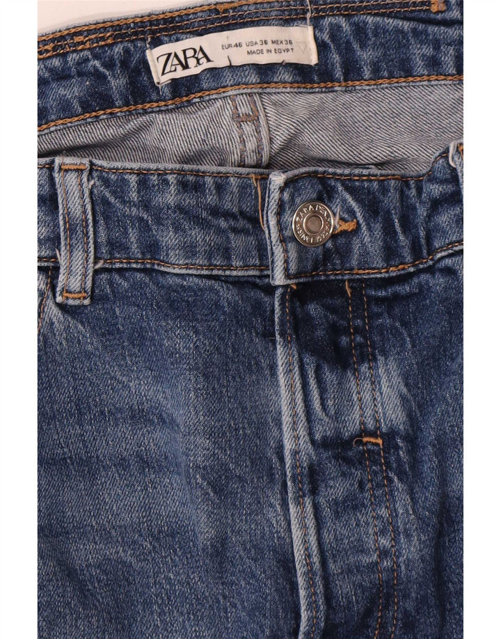 Zara Mens Slim Jeans EU 46 XL W36 L27 Azul