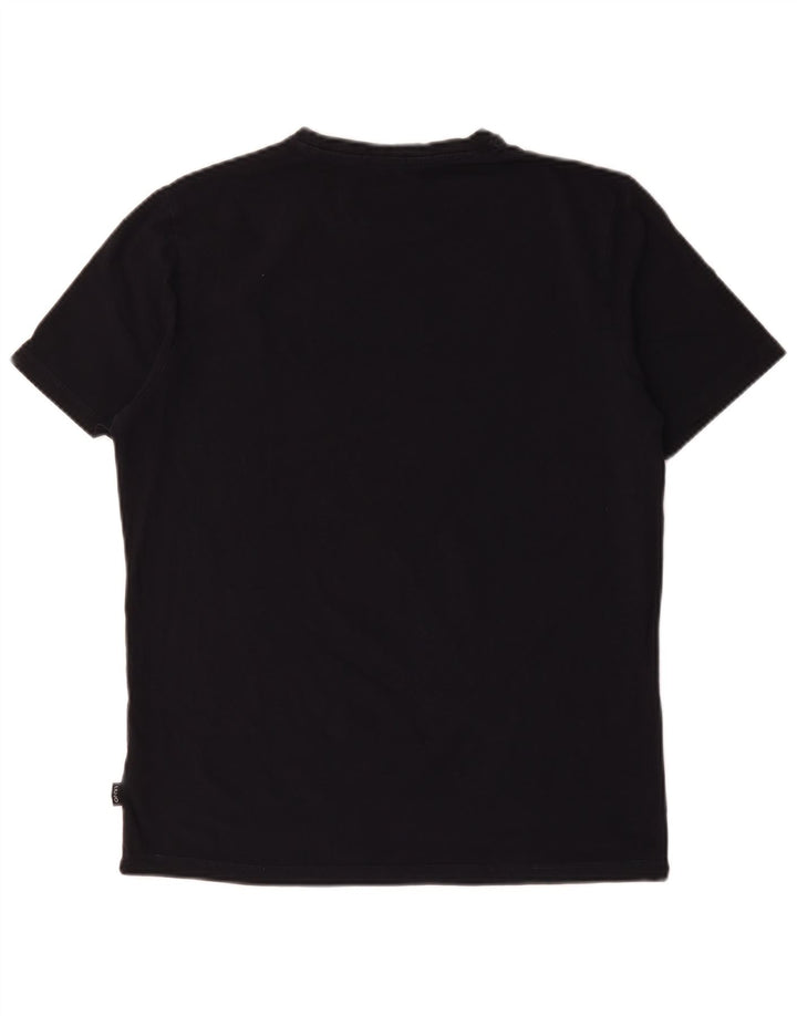 Camiseta masculina Liu Jo grande algodão azul marinho