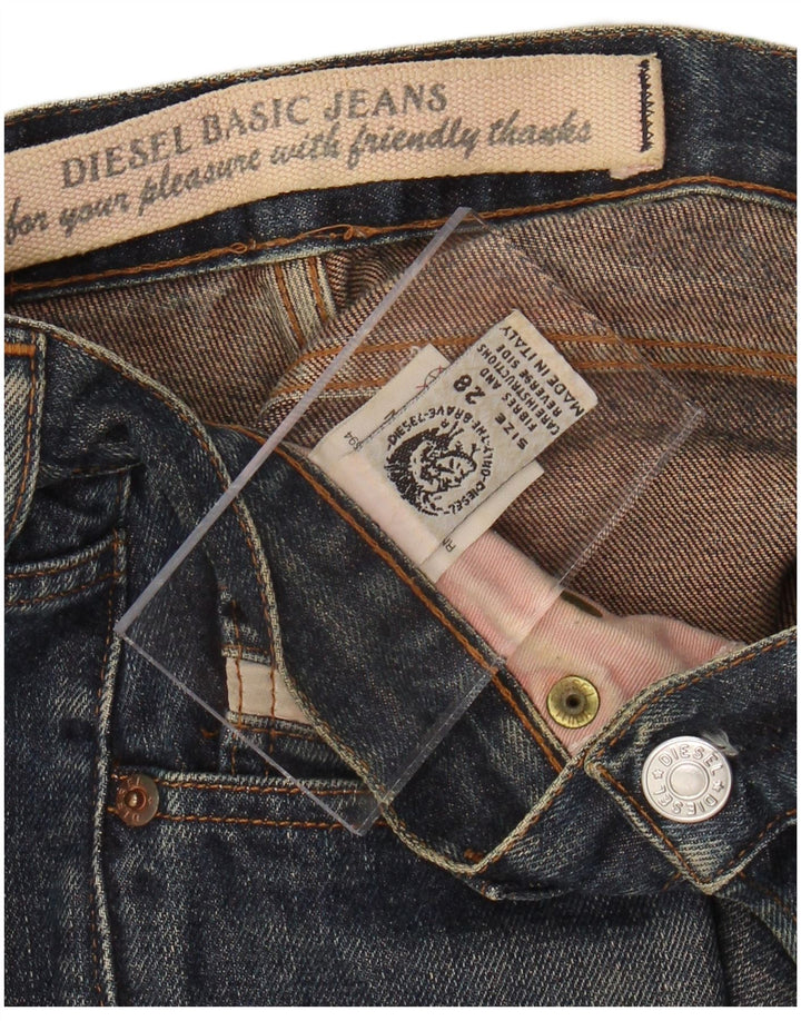 Jeans recortados masculino DIESEL W28 L25 algodão azul